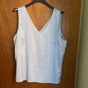 Chic Sky Blue V-Neck Tank Top
